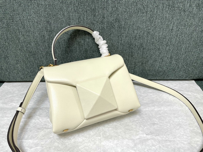 Valentino Mini One Stud Handbag White V23101