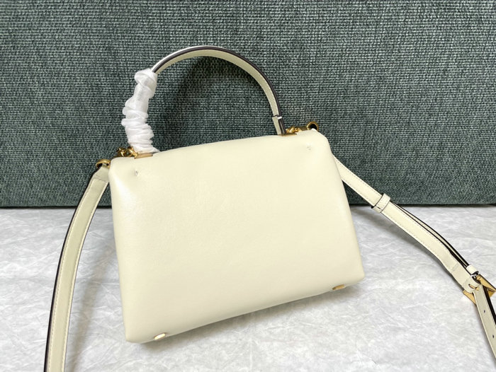 Valentino Mini One Stud Handbag White V23101