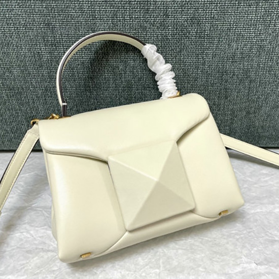 Valentino Mini One Stud Handbag White V23101