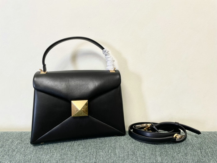 Valentino Small One Stud Handbag Black V1187