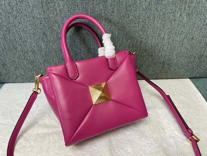 Valentino Small One Stud Nappa Handbag Pink V1186