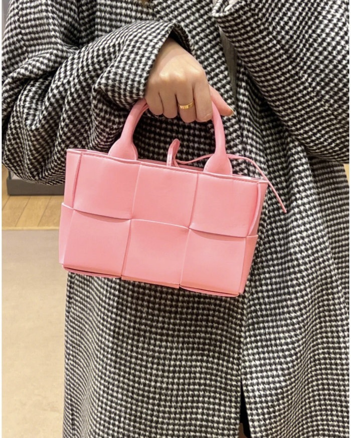 Bottega Veneta Candy Arco Tote Bag Pink B729029