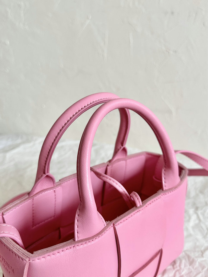 Bottega Veneta Candy Arco Tote Bag Pink B729029