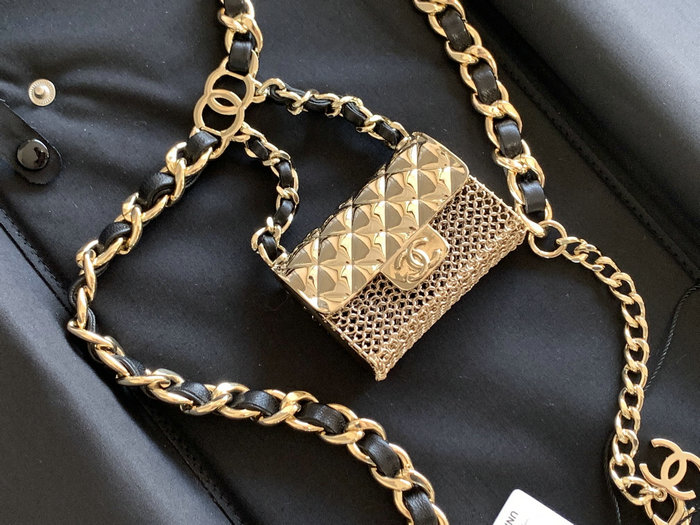 Chanel Metal Waist Bags Gold AB6135