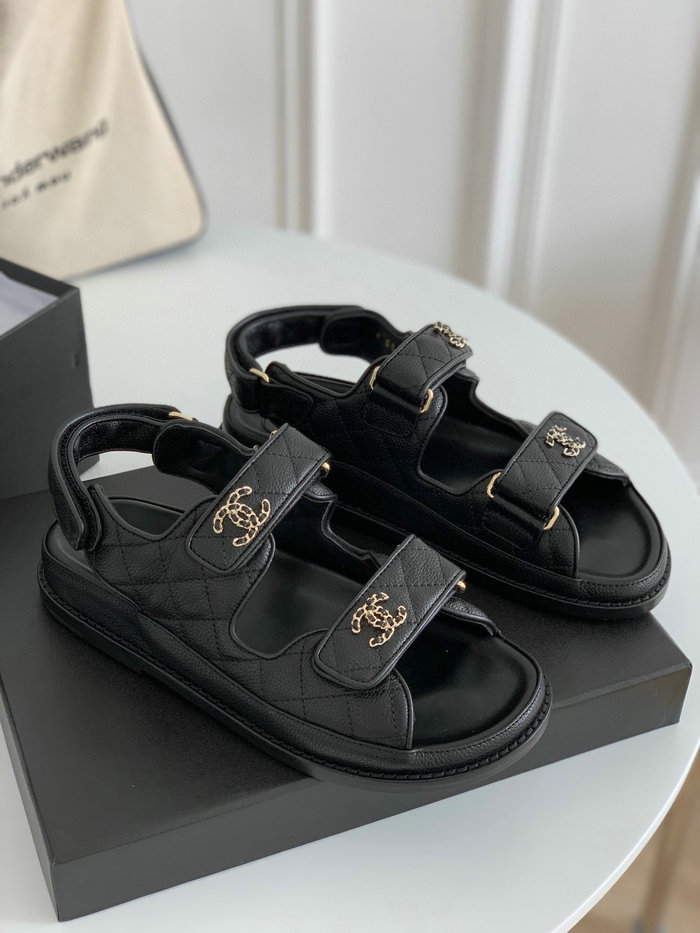 Chanel Sandals Black CS02172