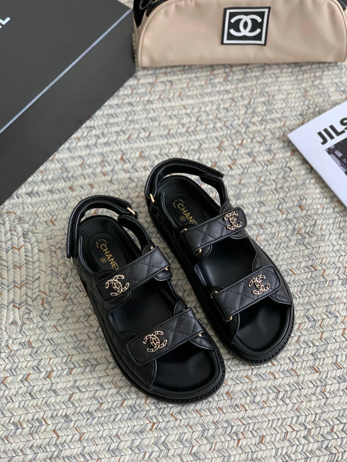 Chanel Sandals Black CS02172