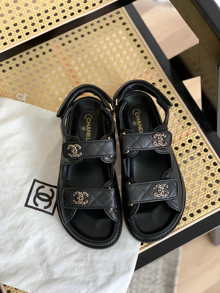 Chanel Sandals Black CS02172