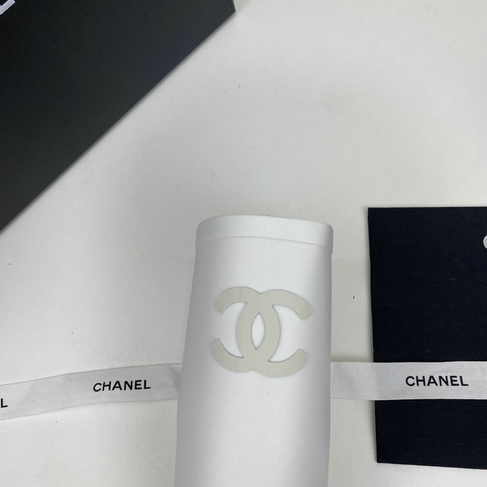 Chanel Wellington Boots White CS02171