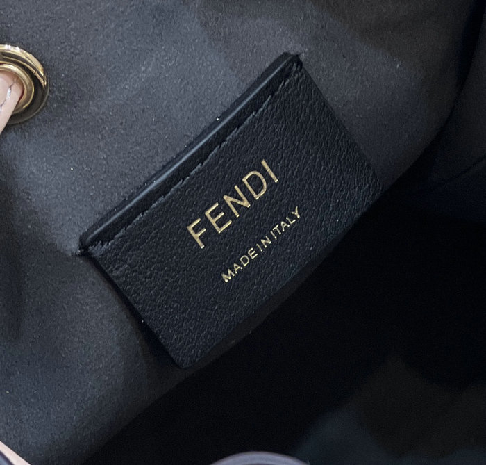 Fendi Mon Treso Bucket Bag Pink F8288