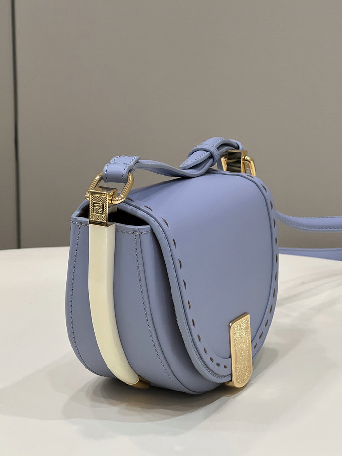 Fendi Moonlight Leather Bag Blue F80008