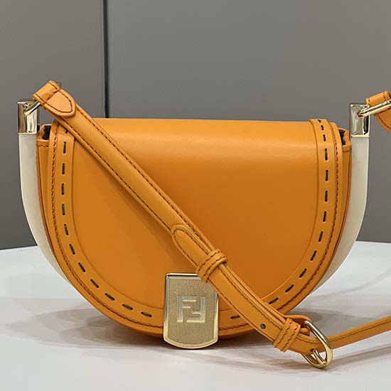 Fendi Moonlight Leather Bag Orange F80008