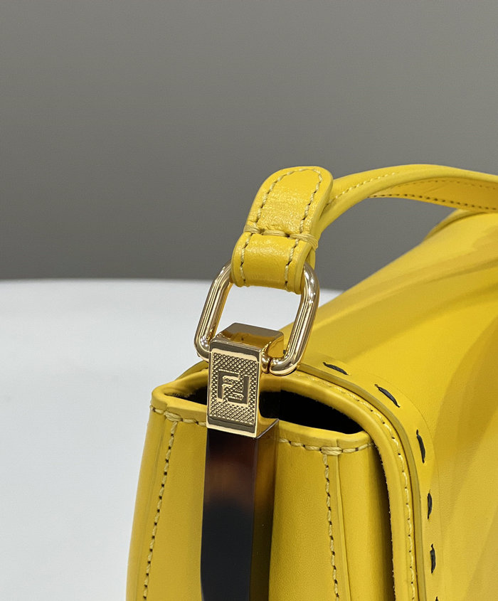 Fendi Moonlight Leather Bag Yellow F80008