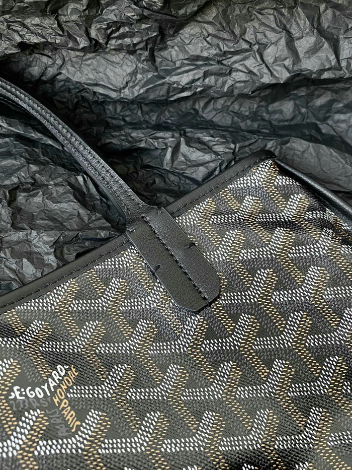 Goyard Goyardine Mini Tote Bag Black G6003