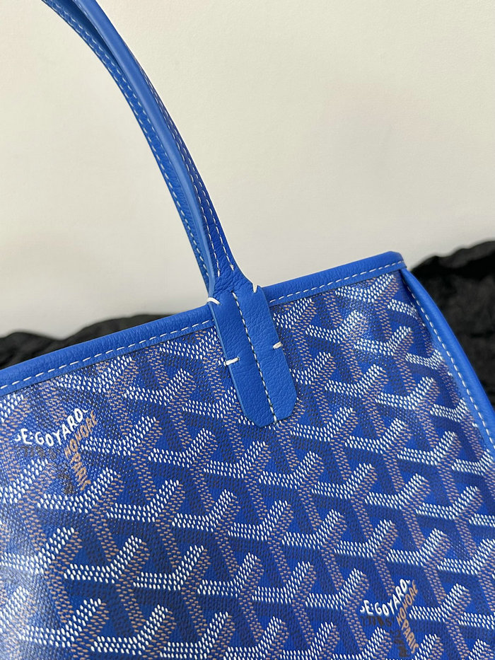 Goyard Goyardine Mini Tote Bag Blue G6003