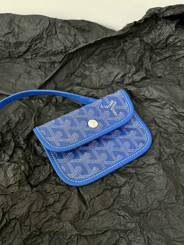 Goyard Goyardine Mini Tote Bag Blue G6003