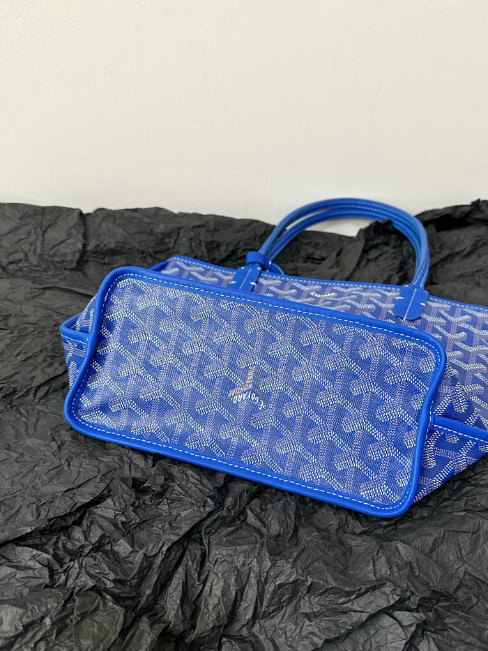 Goyard Goyardine Mini Tote Bag Blue G6003