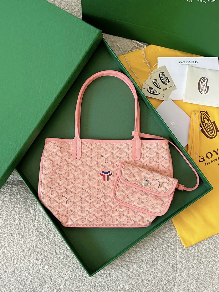 Goyard Goyardine Mini Tote Bag Pink G6003