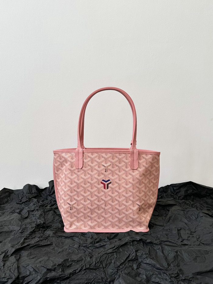 Goyard Goyardine Mini Tote Bag Pink G6003