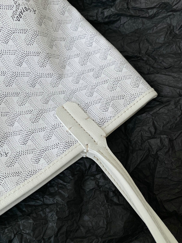 Goyard Goyardine Mini Tote Bag White G6003