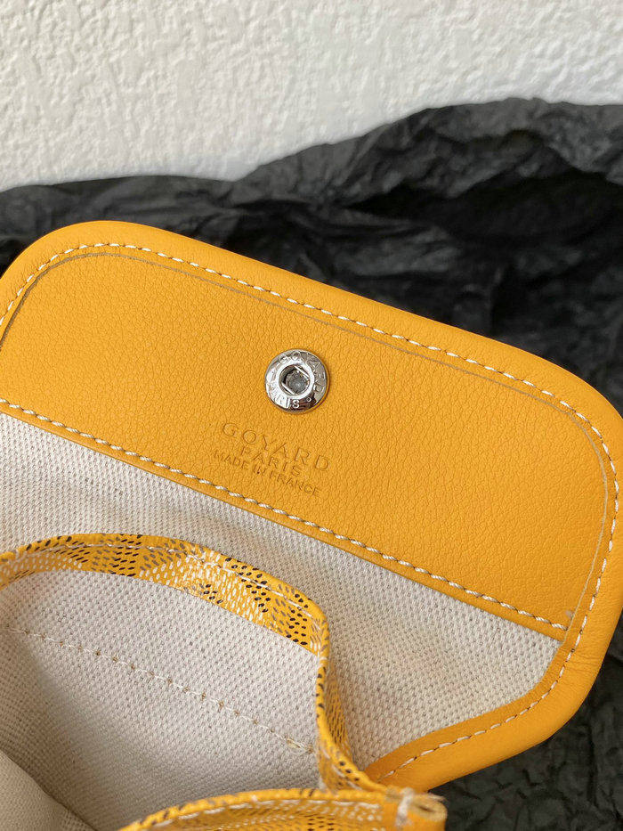 Goyard Goyardine Mini Tote Bag Yellow G6003