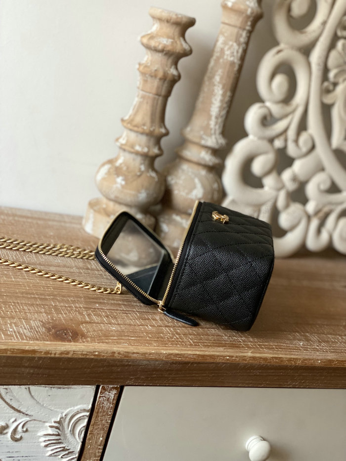 Chanel Small Vanity Case Black AP81247