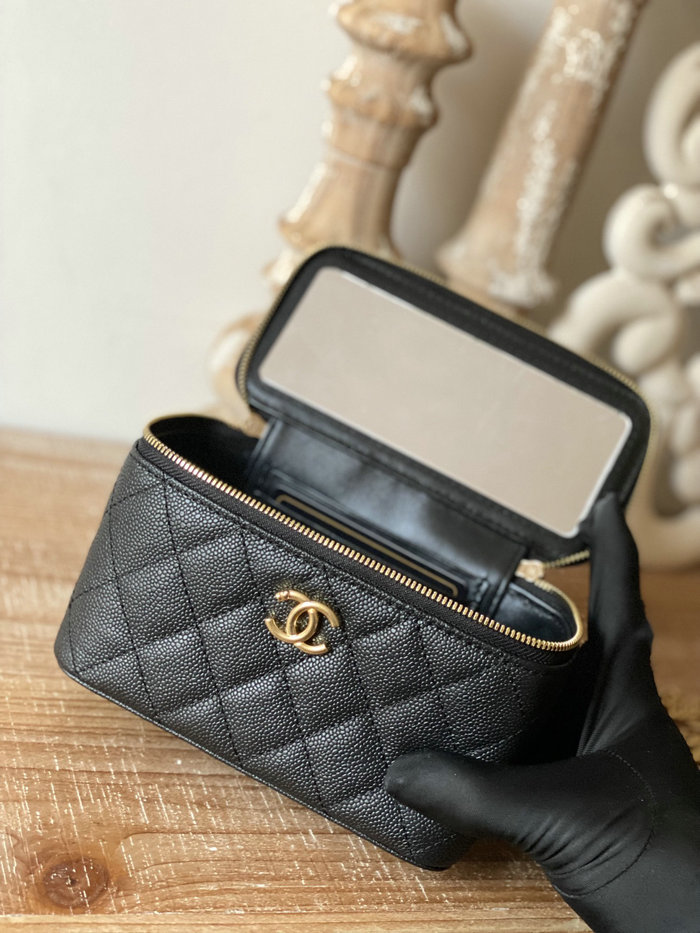 Chanel Small Vanity Case Black AP81247