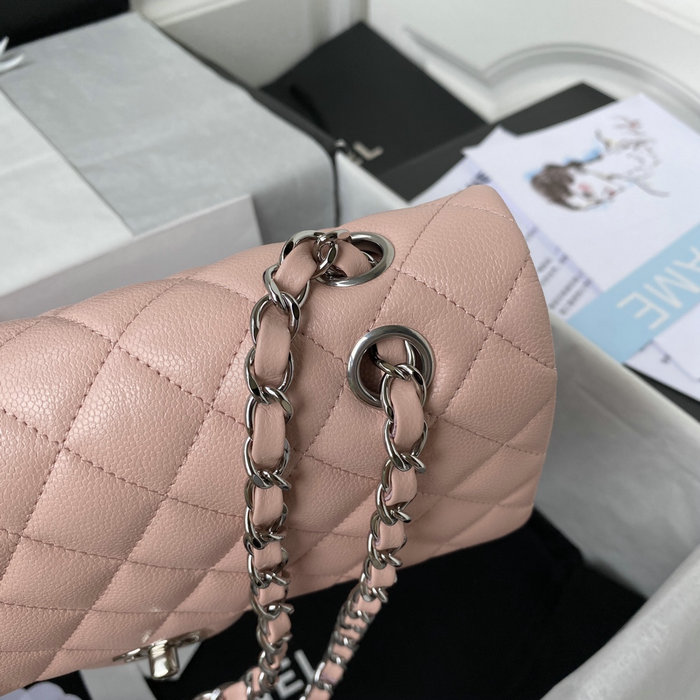 Classic Chanel Medium Flap Bag Pink CF1112