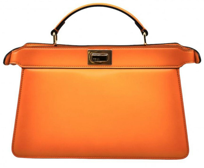 Fendi Peekaboo ISeeU Bag Orange F70193