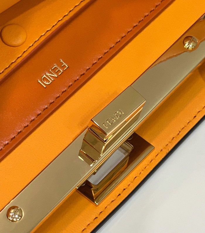 Fendi Peekaboo ISeeU Bag Orange F70193