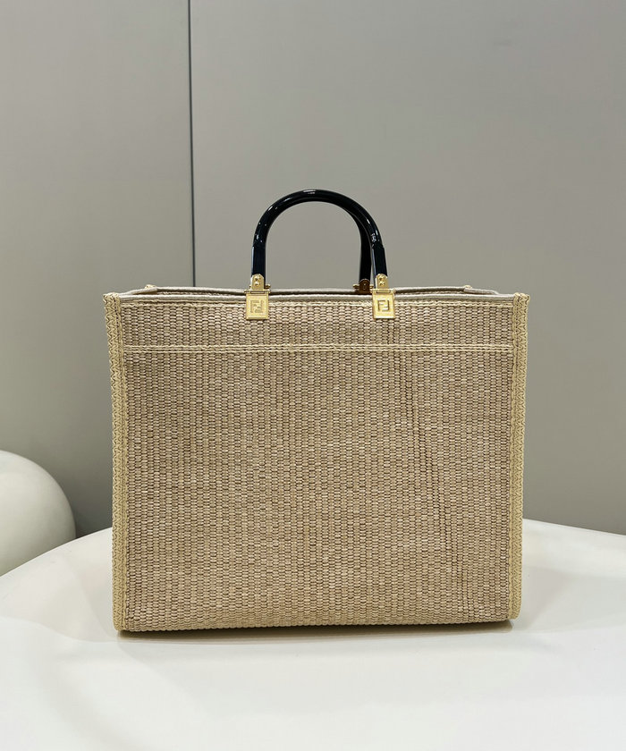 Fendi Sunshine Tote Bag Beige F8389