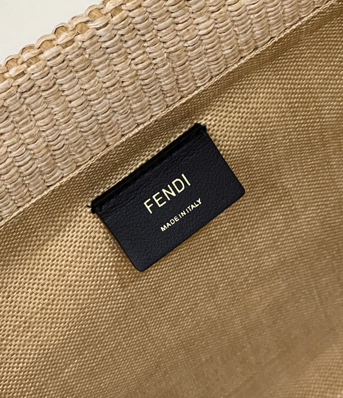 Fendi Sunshine Tote Bag Black F8389