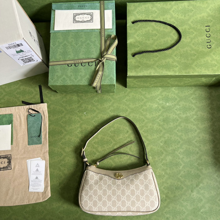 Gucci Ophidia GG small handbag White 735145