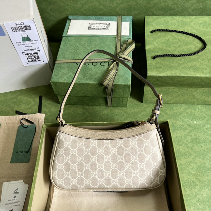 Gucci Ophidia GG small handbag White 735145