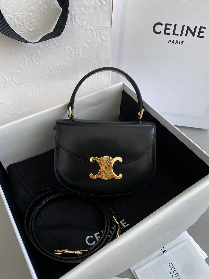 Celine Mini Besace Triomph Bag Black C35022