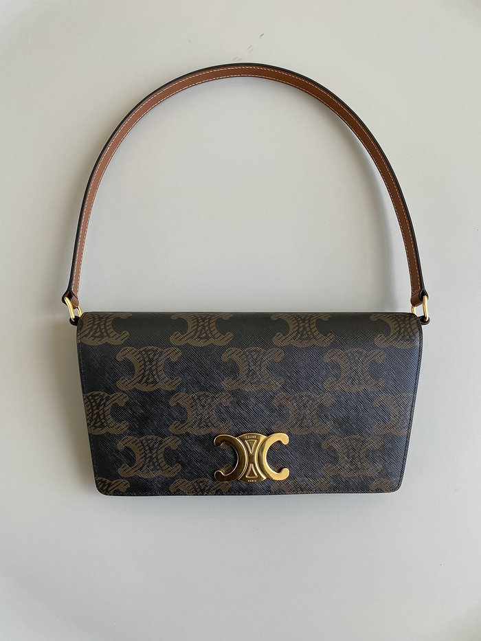 Celine Trapeze Triomphe Canvas Bag C35038