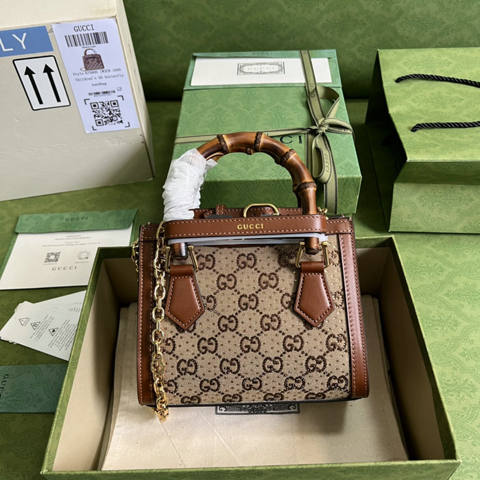 Gucci Diana Mini tote bag Camel 675800