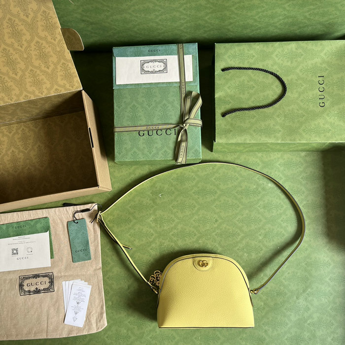 Gucci Ophidia Small Shoulder Bag Yellow 499621