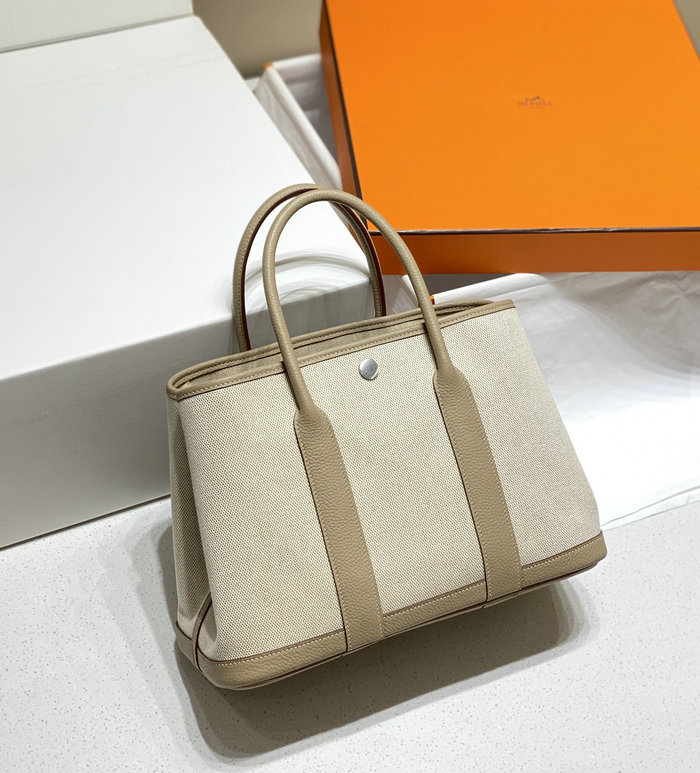 Hermes Canvas Garden Party 30 Bag HG030301