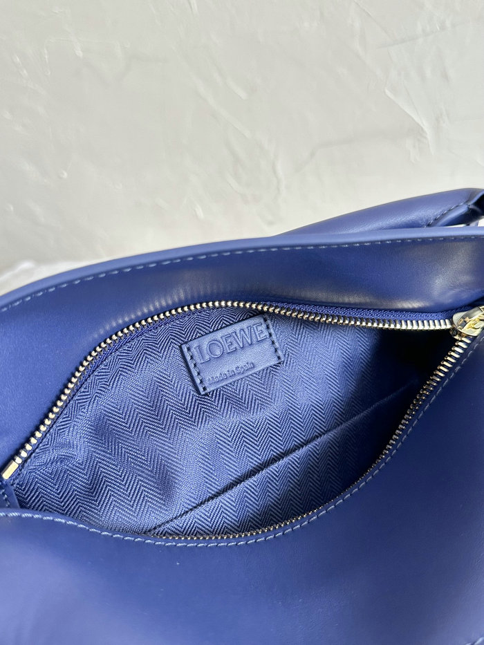 Loewe Small Puzzle Edge Leather Bag Blue L02231