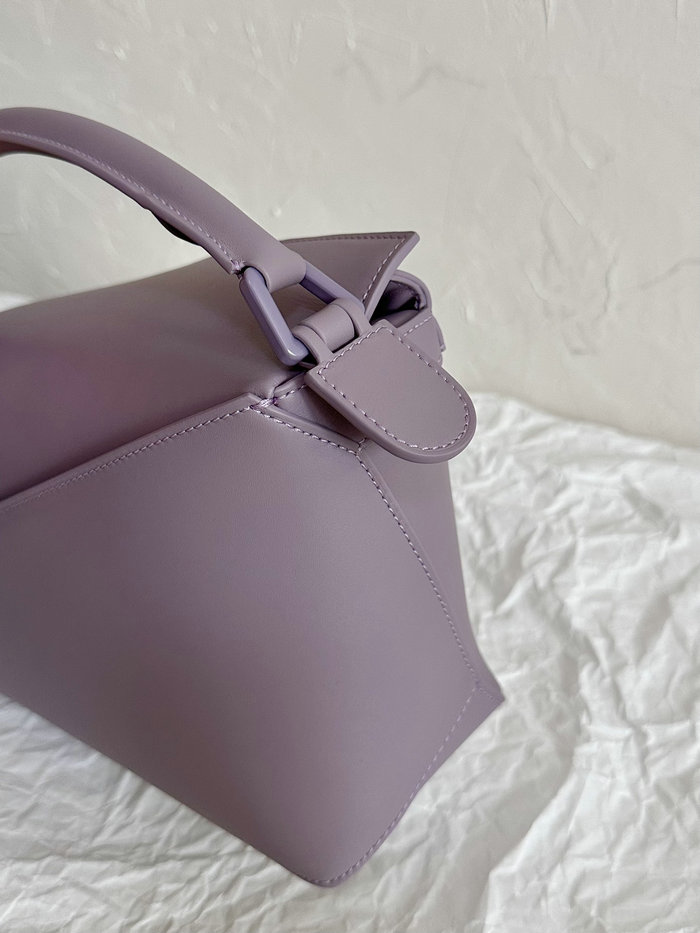 Loewe Small Puzzle Edge Leather Bag Purple L02231