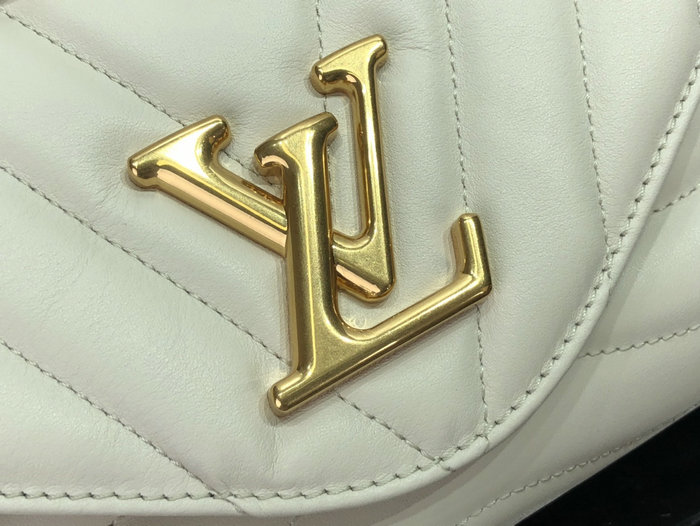 Louis Vuitton New Wave Chain Bag MM White M58552