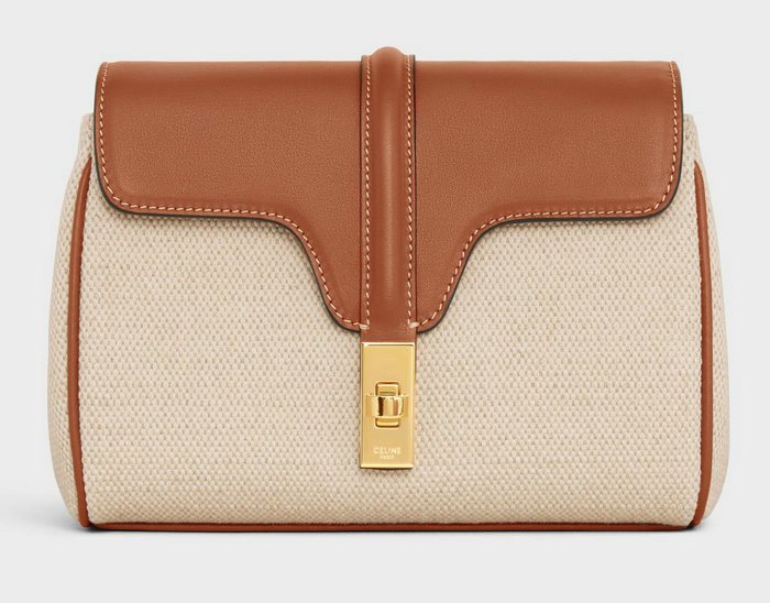 Celine MINI SOFT 16 Textile Shoulder Bag C35116