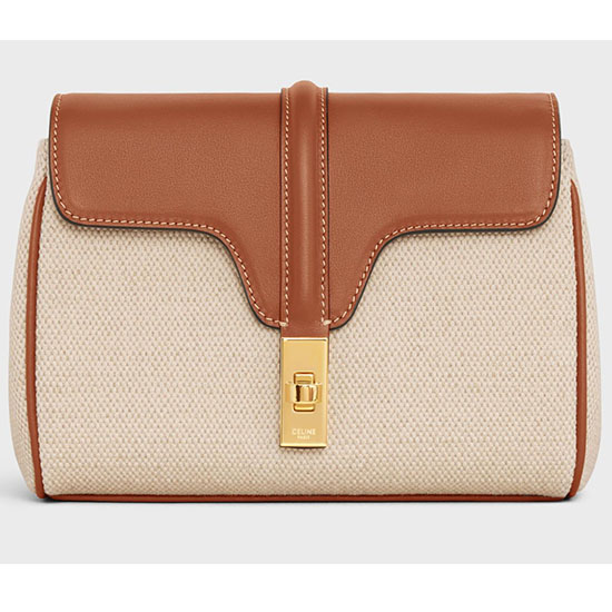 Celine MINI SOFT 16 Textile Shoulder Bag C35116