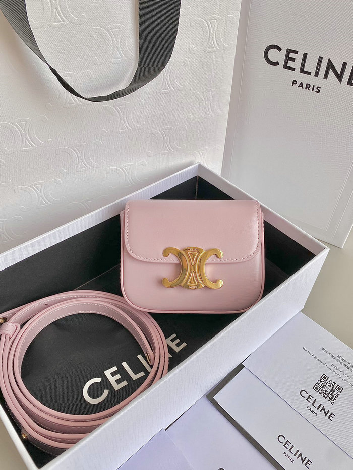 Celine Mini Triomphe Pink C35021