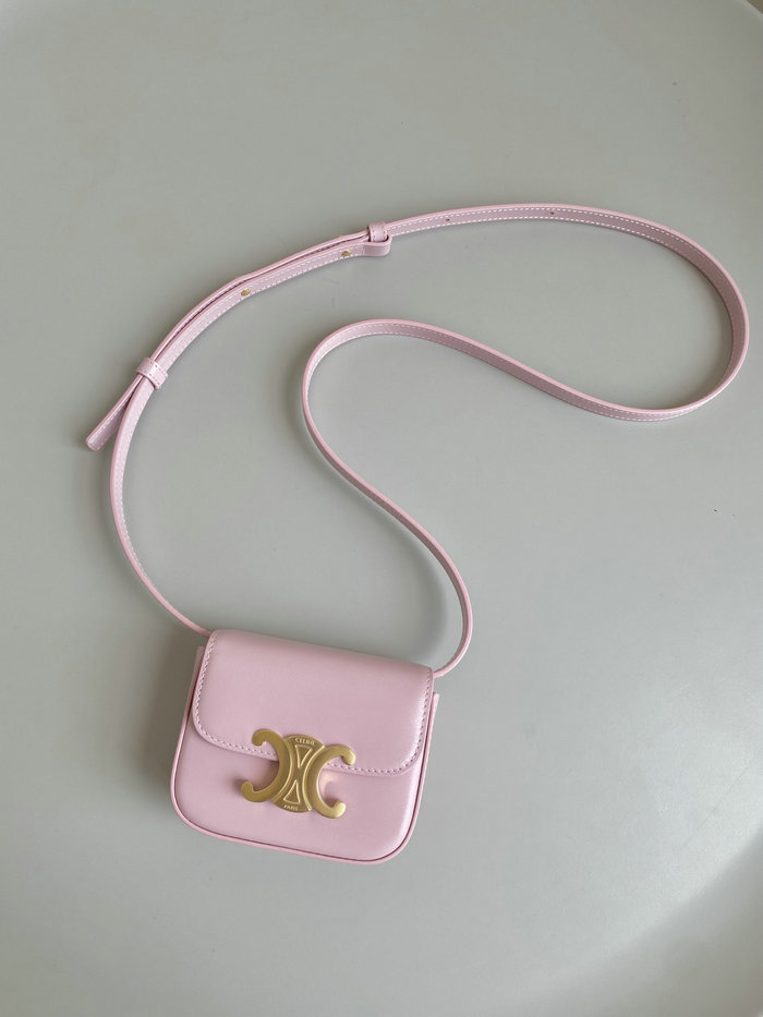 Celine Mini Triomphe Pink C35021