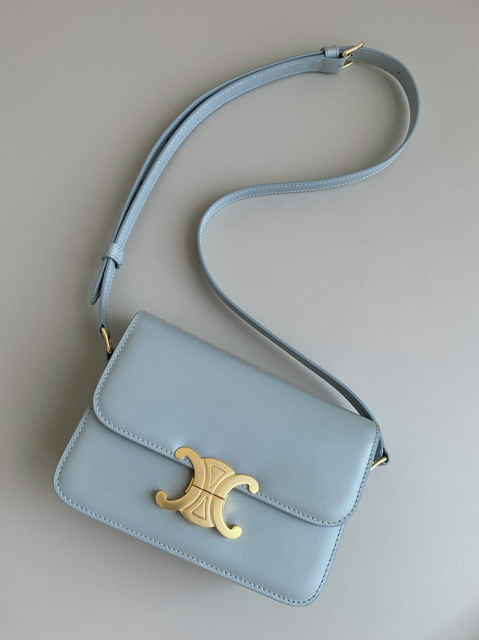 Celine Small Triomphe Bag Blue CS35023