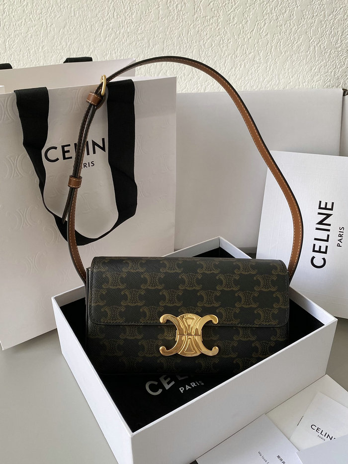 Celine Triomphe Canvas Shoulder Bag C35029