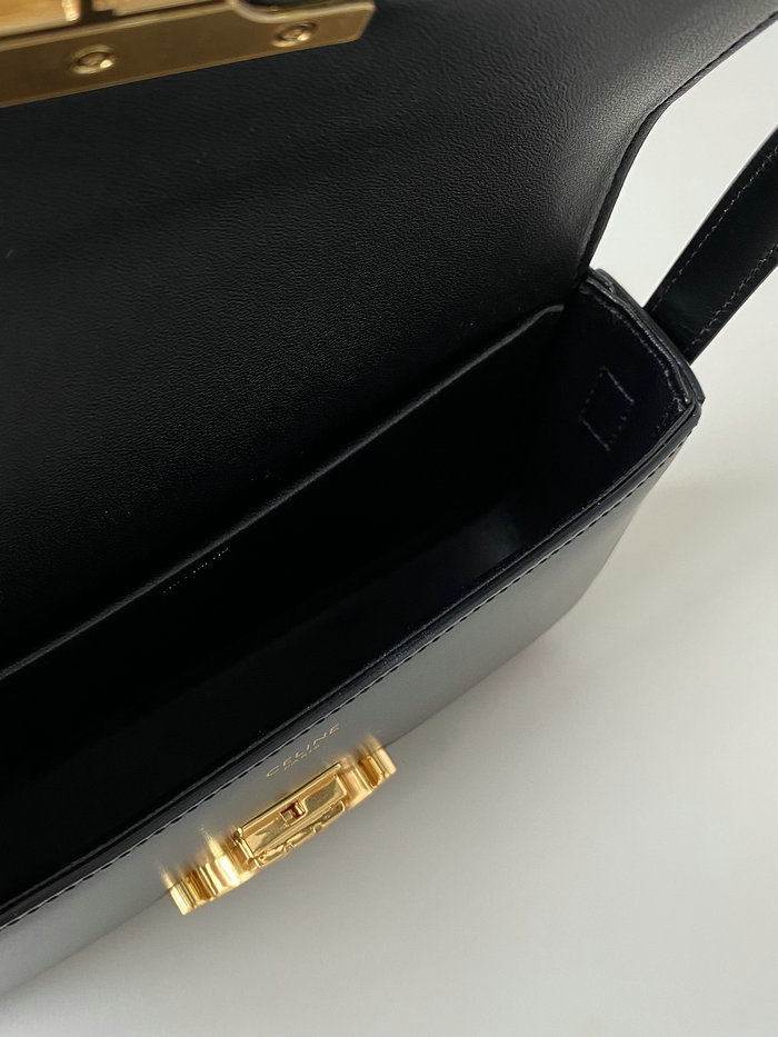 Celine Triomphe Shoulder Bag Black C35029