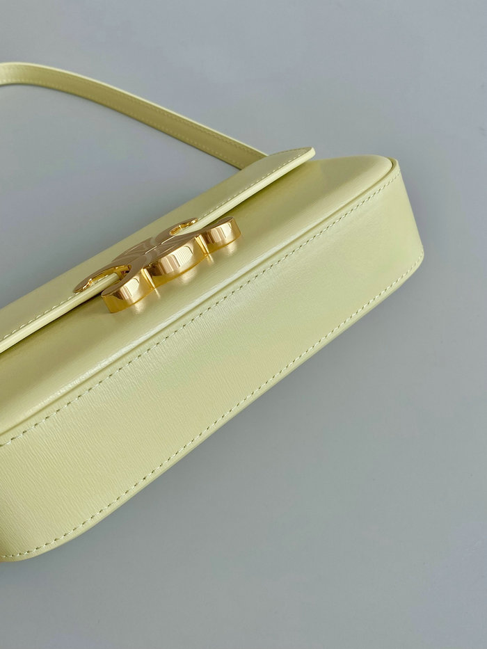 Celine Triomphe Shoulder Bag Yellow C35029