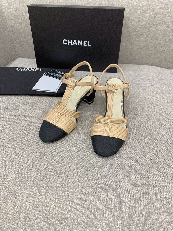 Chanel Sandals Beige CS03184